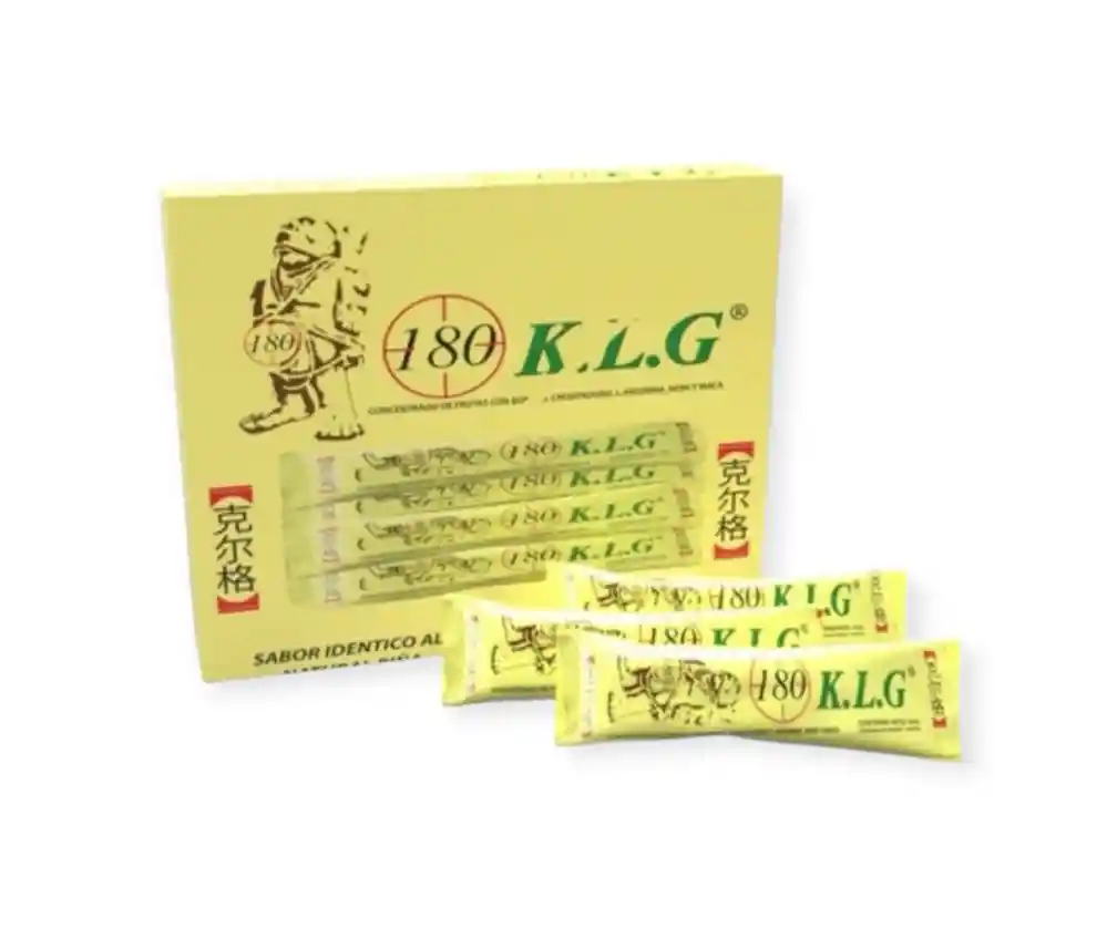 K.l.g 180 X5 Sachet Potenciador Sexual Masculino Enano Pichón Retardante Y Estimulador