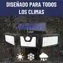 Lampara Foco Led Solar Exterior Sensor Movimiento 3 Direcciones