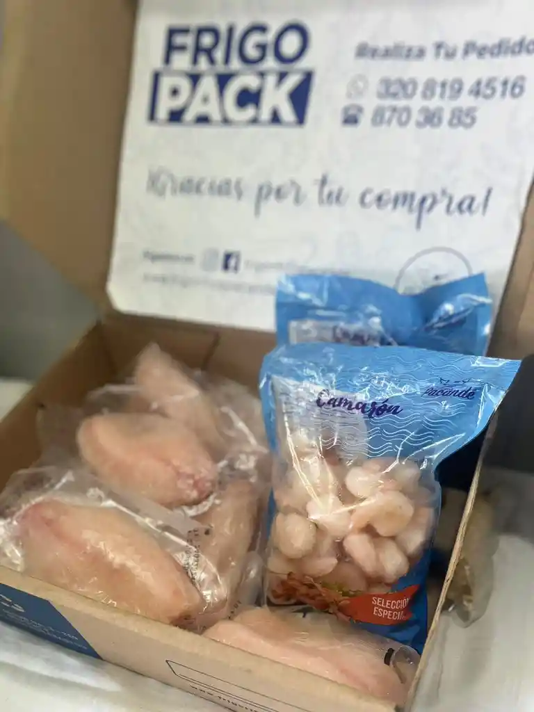 Frigopack De Filete De Tilapia Y Camaron