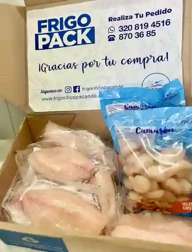 Frigopack De Filete De Tilapia Y Camaron
