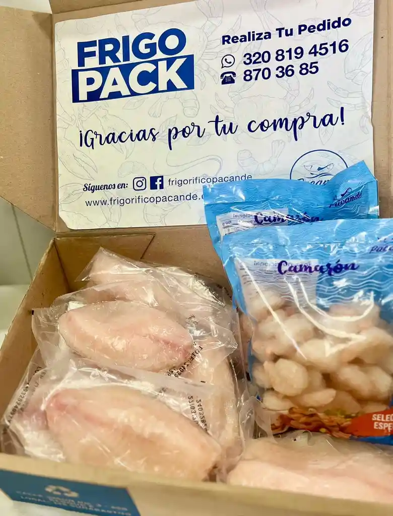 Frigopack De Filete De Tilapia Y Camaron