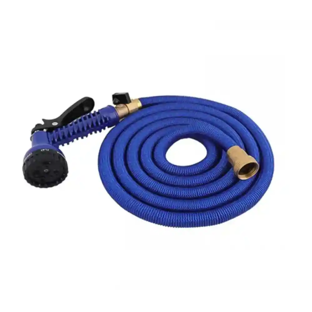 Manguera Expandible Magic Hose 22 Metros + Pistola Azul