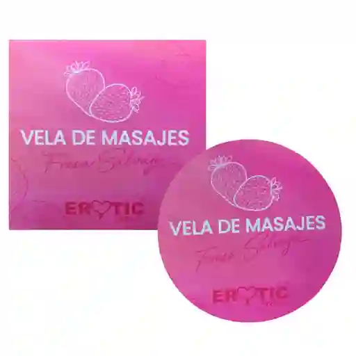 Vela De Masajes Erotic Scence Fresa Salvaje