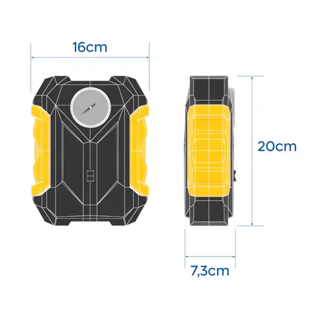 Mini Compresor De Aire Portátil Carro Moto Bicicletas