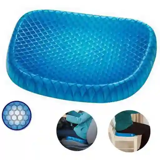 Cojín De Gel Flexible Transpirable Con Funda Protectora