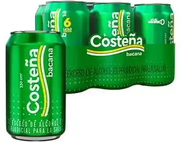 Cerveza Costeña Bacana X 330ml