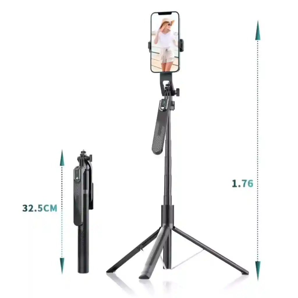 Tripode/selfie/gimba Profesional 176 Cm 3 en 1 P205