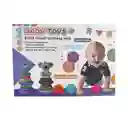 Caja De Pelotas Sensoriales Texturizada Para Bebé X8 Unidades