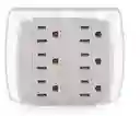 Multitoma Onix 2x6 Salidas Pared