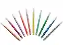 Marcador Kiut Glitter X 10 Colores
