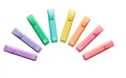 Resaltador Kiut X 8 Pastel Norma Caja