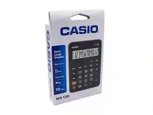 Calculadora Casio 12 Digitos (mx-12b-bk)