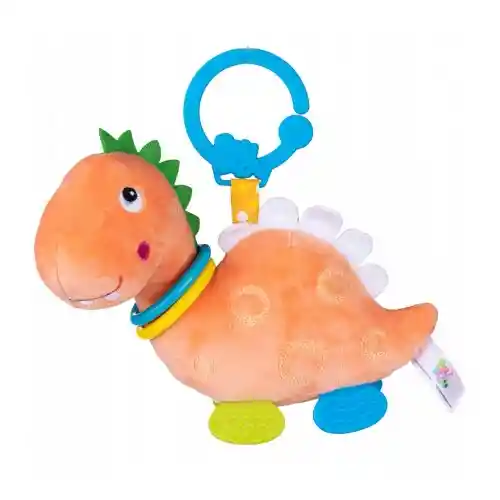 Juguete Sensorial Dinosaurio Colgante Multicolor Para Bebés