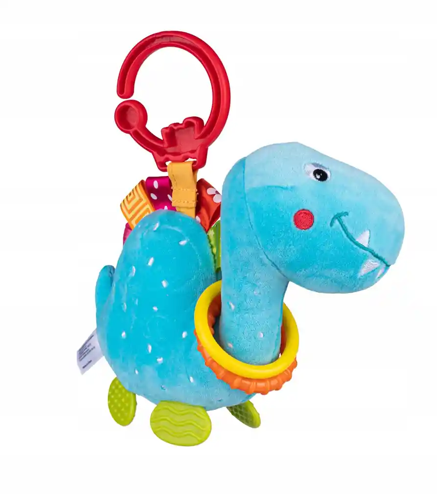 Juguete Sensorial Dinosaurio Colgante Multicolor Para Bebés