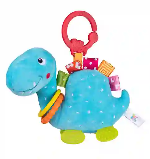 Juguete Sensorial Dinosaurio Colgante Multicolor Para Bebés