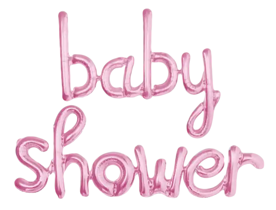 Baby Shower Revelacion De Genero Letrero De Globos Rosado