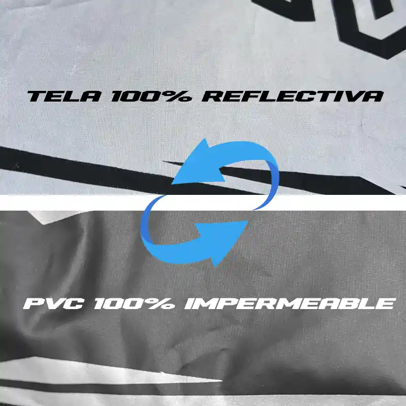 Rain Cover Para Maleta Impermeable Reflectivo 100%