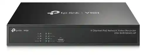 Nvr Tp-link Vigi Nvr1004h 4 Canales Poe+ Grabacion 4k Hdmi