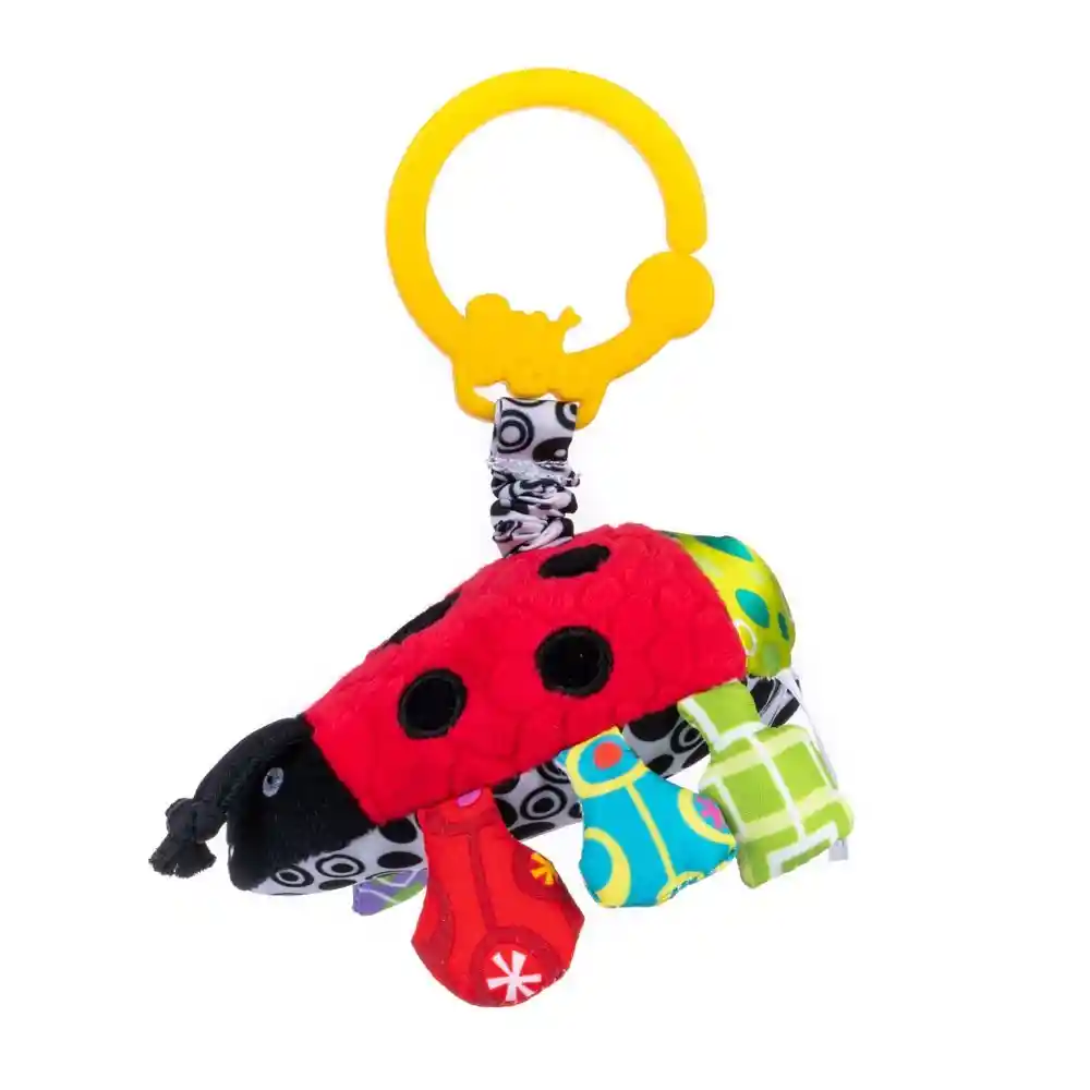 Juguete Sensorial Mariquita Colgante Multicolor Para Bebés