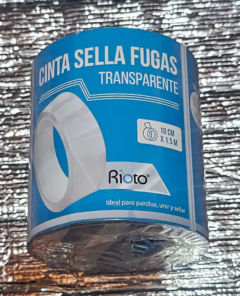 Cinta Sella Fugas Transparente 10mc X 1.5m