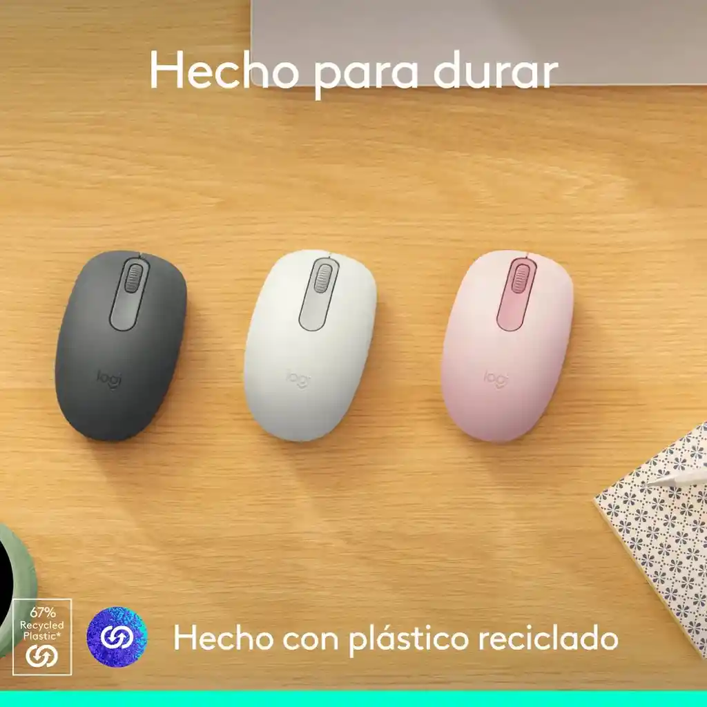 Logitech M196, Mouse Inalámbrico Bluetooth, Grafito