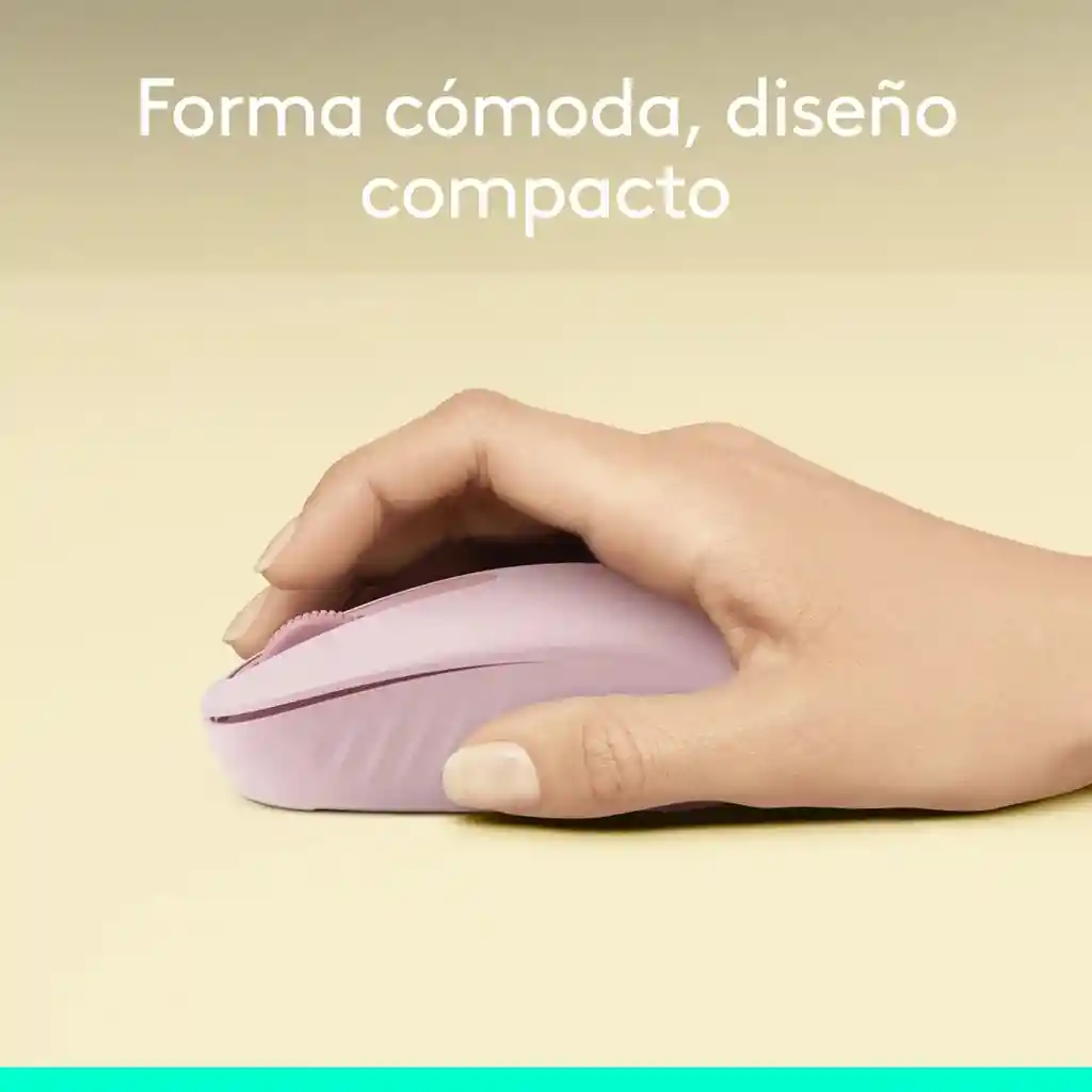 Logitech M196, Mouse Inalámbrico Bluetooth, Rosado Color Rosa