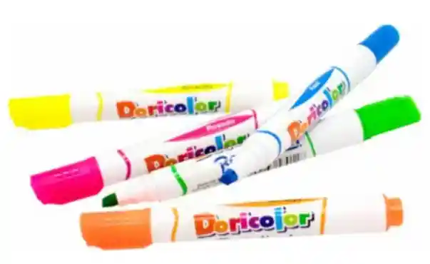 Resaltador Doricolor Redondo Estuche X5