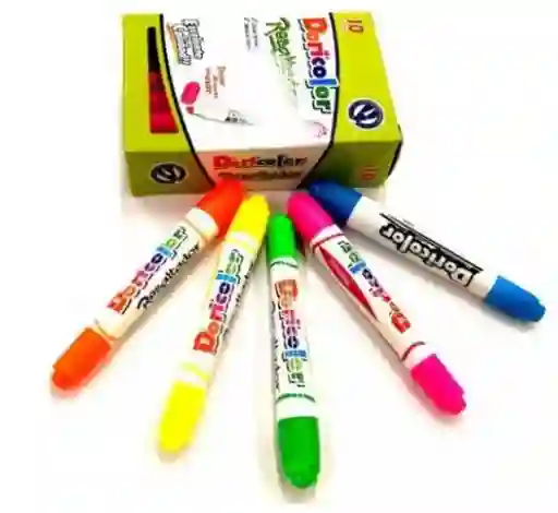 Resaltador Doricolor Redondo Estuche X5
