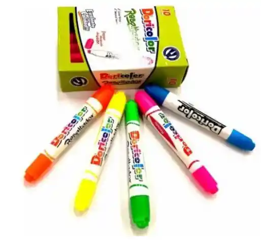 Resaltador Doricolor Redondo Estuche X5