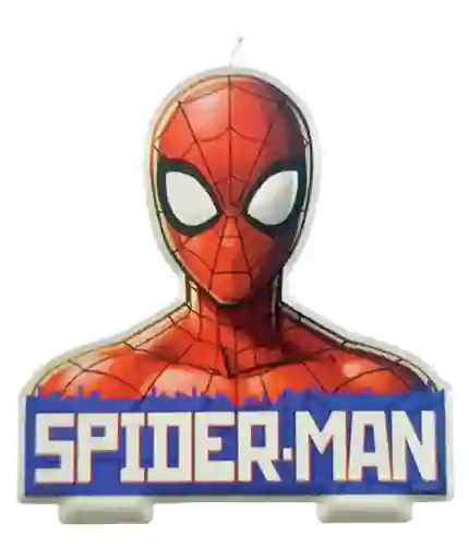 Vela Feliz Cumpleaños Niño Spiderman