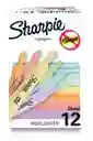 Resaltador Sharpie Redondo Surtido Pastel X12unidades.