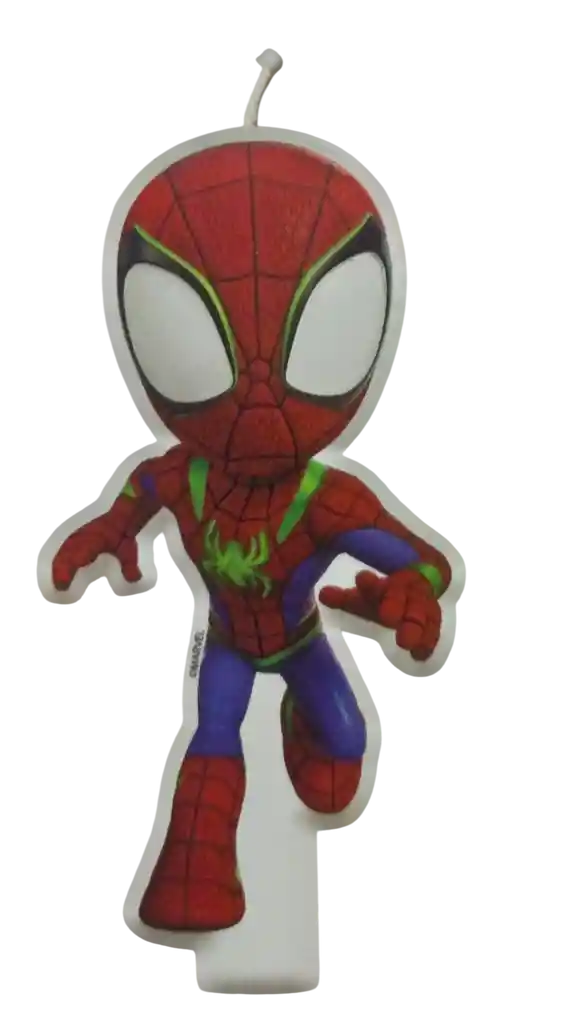 Vela Feliz Cumpleaños Niño Spidey