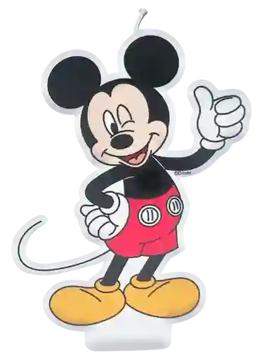 Vela Feliz Cumpleaños Niño Mickey