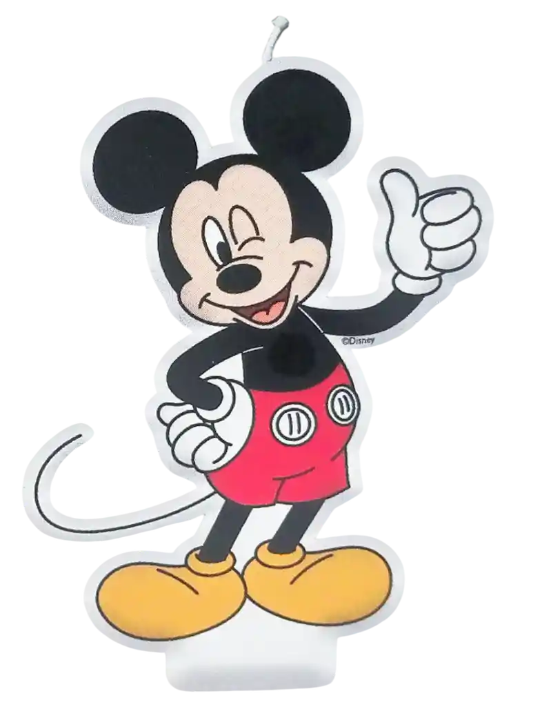 Vela Feliz Cumpleaños Niño Mickey