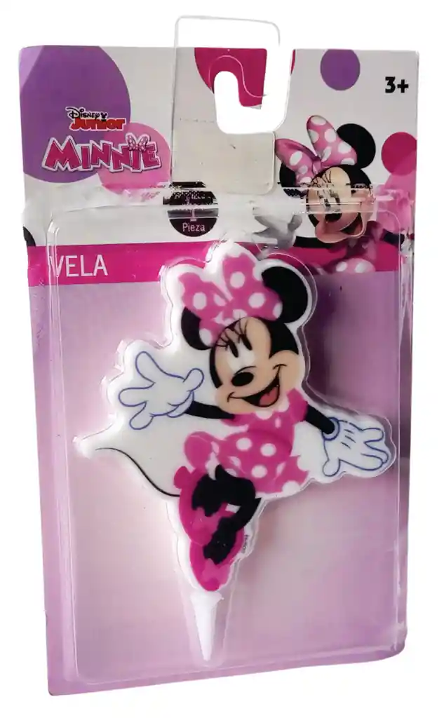 Vela Feliz Cumpleaños Niña Minnie