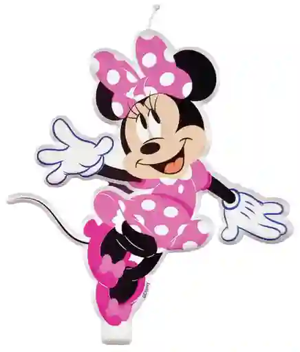 Vela Feliz Cumpleaños Niña Minnie