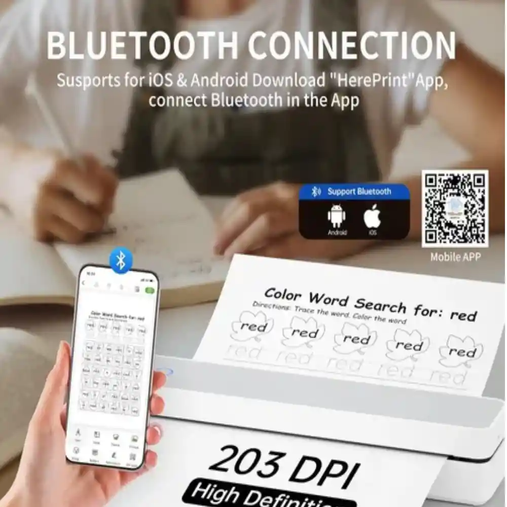 Impresora Térmica Portátil Idprt Mt610 Bluetooth A4 Hprt Mt6
