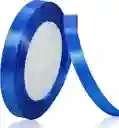 Cinta Listón De Tela Lisa Satinada Color Azul Rey 1,5cm X2 Metros