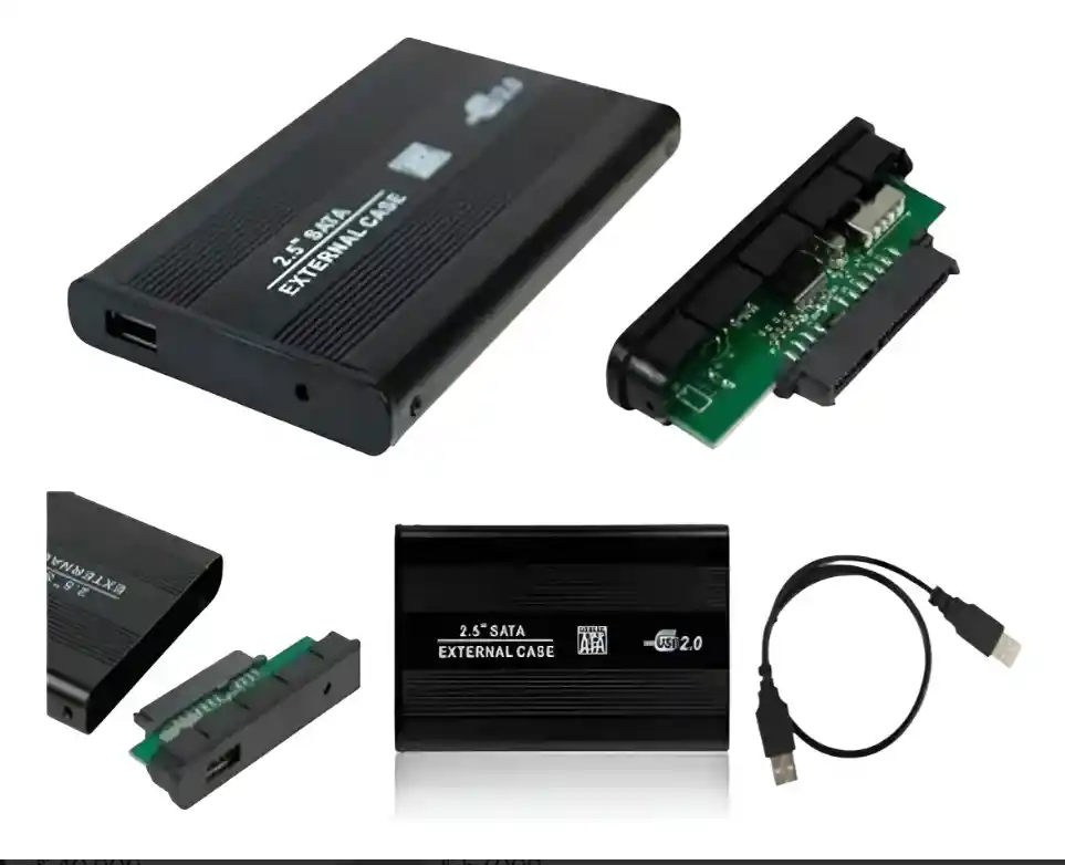 Caja Para Disco 2,0 Metalica