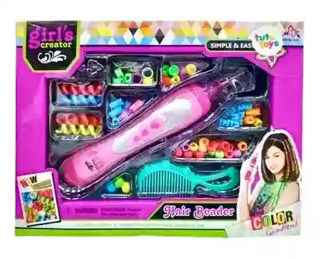 Juguete Set De Chaquiras Para Peinados De Niñas Mbk-232