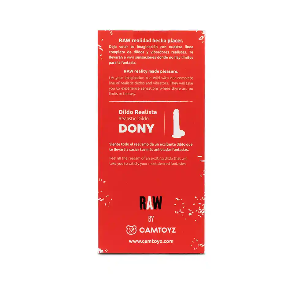Dildo Realista Dony 18 Cm