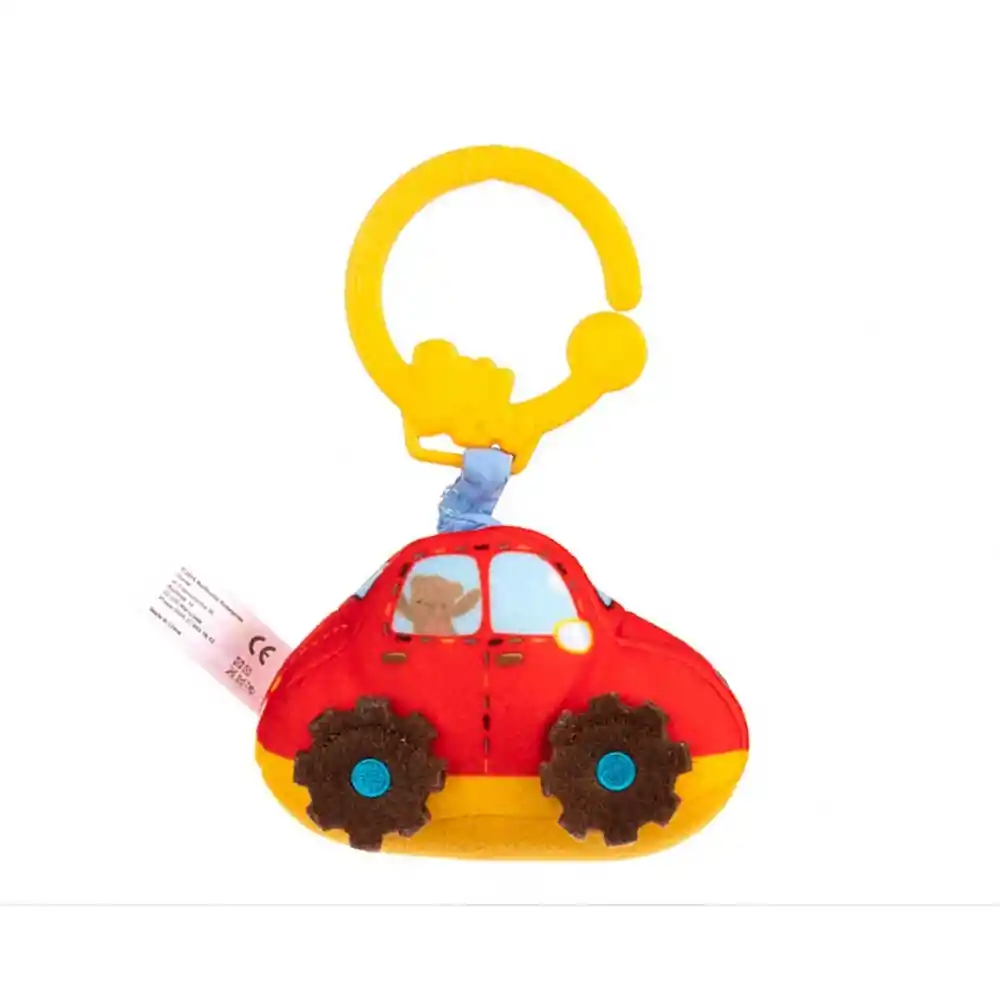 Juguete Carro Suave Sonajero Texturizado Para Bebés