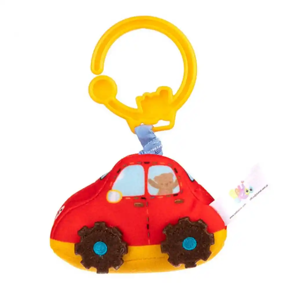 Juguete Carro Suave Sonajero Texturizado Para Bebés