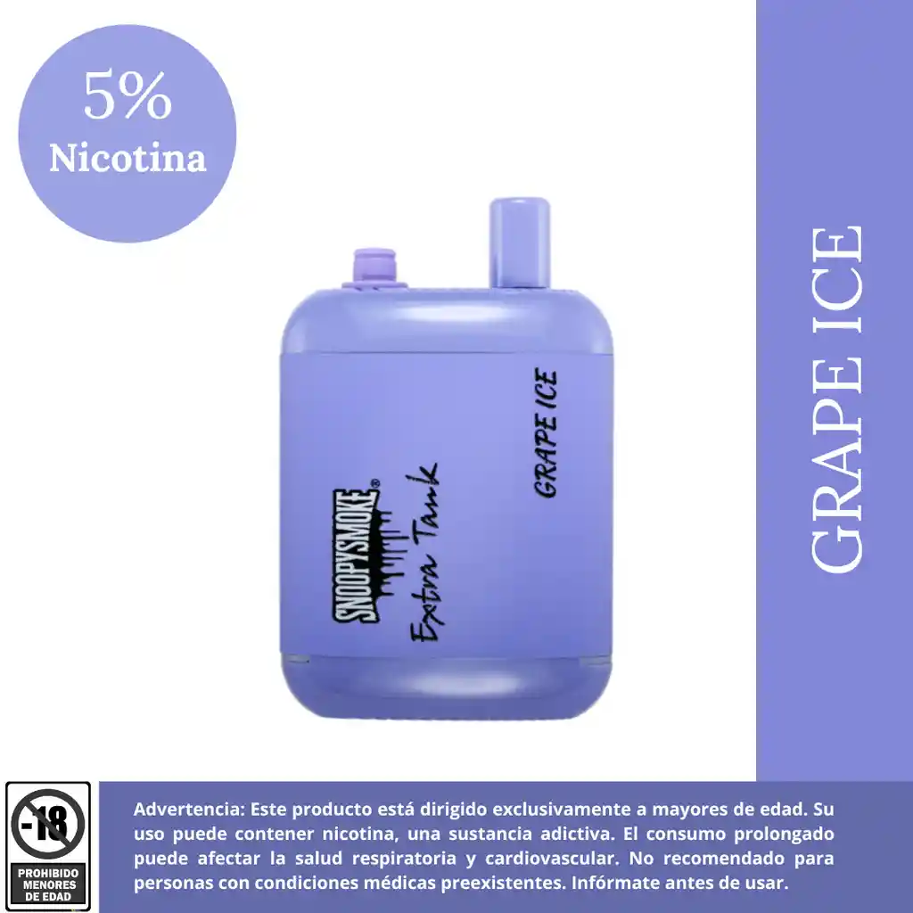 Vape 15.000 Puffs Grape Ice