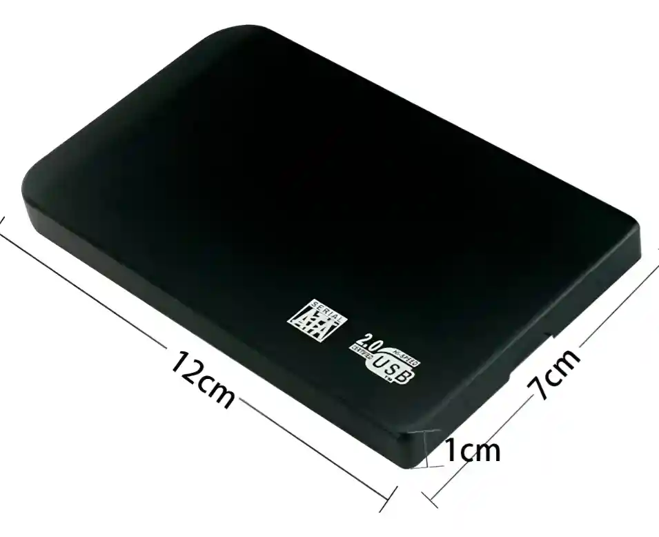 Caja Para Disco 2,0 Plastica