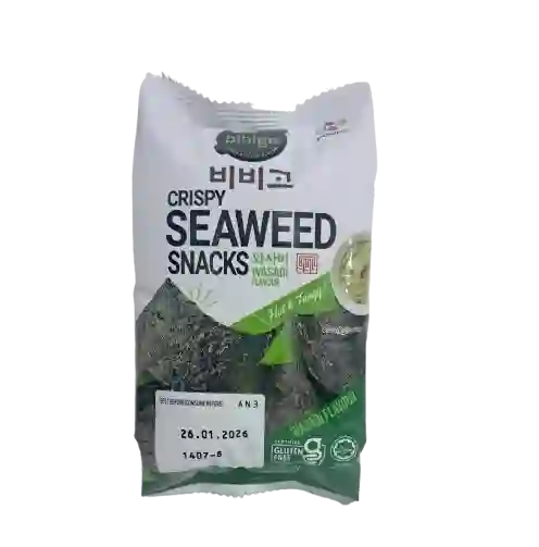 Snack De Algas Marinas Sabor Wasabi