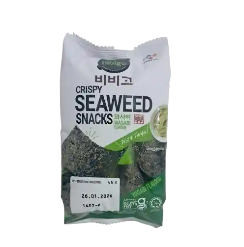 Snack De Algas Marinas Sabor Wasabi
