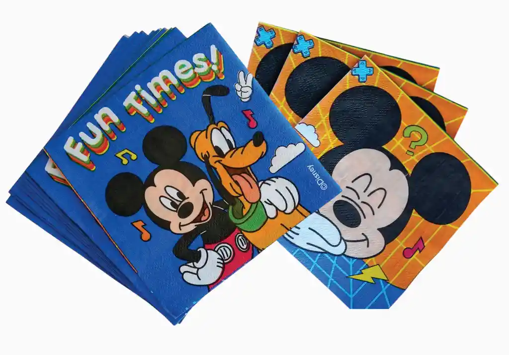 Servilletas Para Fiesta Mickey Mouse