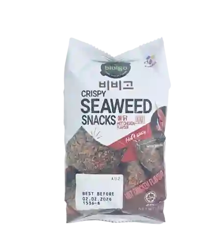 Snack De Algas Marinas Sabor Pollo Picante