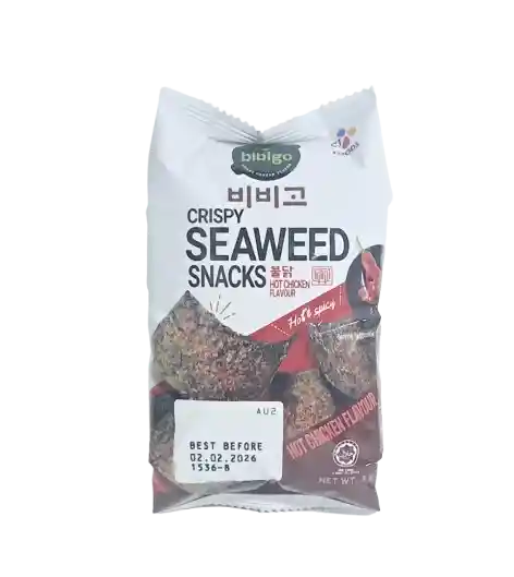 Snack De Algas Marinas Sabor Pollo Picante